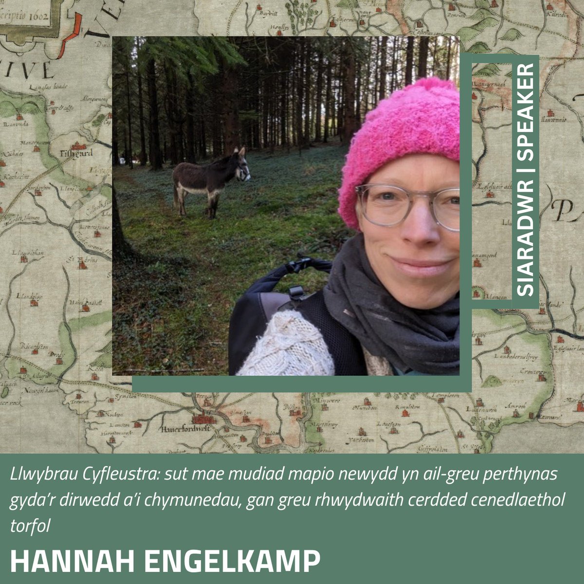 @hannahengelkamp, Culture, Imagination and Stories Lead at @SlowWaysUK will join us at this year's #CartoCymru2024, to discuss Slow Ways, a crowdsourced network of walking routes across Britain. Translation will be provided for her talk. 🔗 library.wales/events