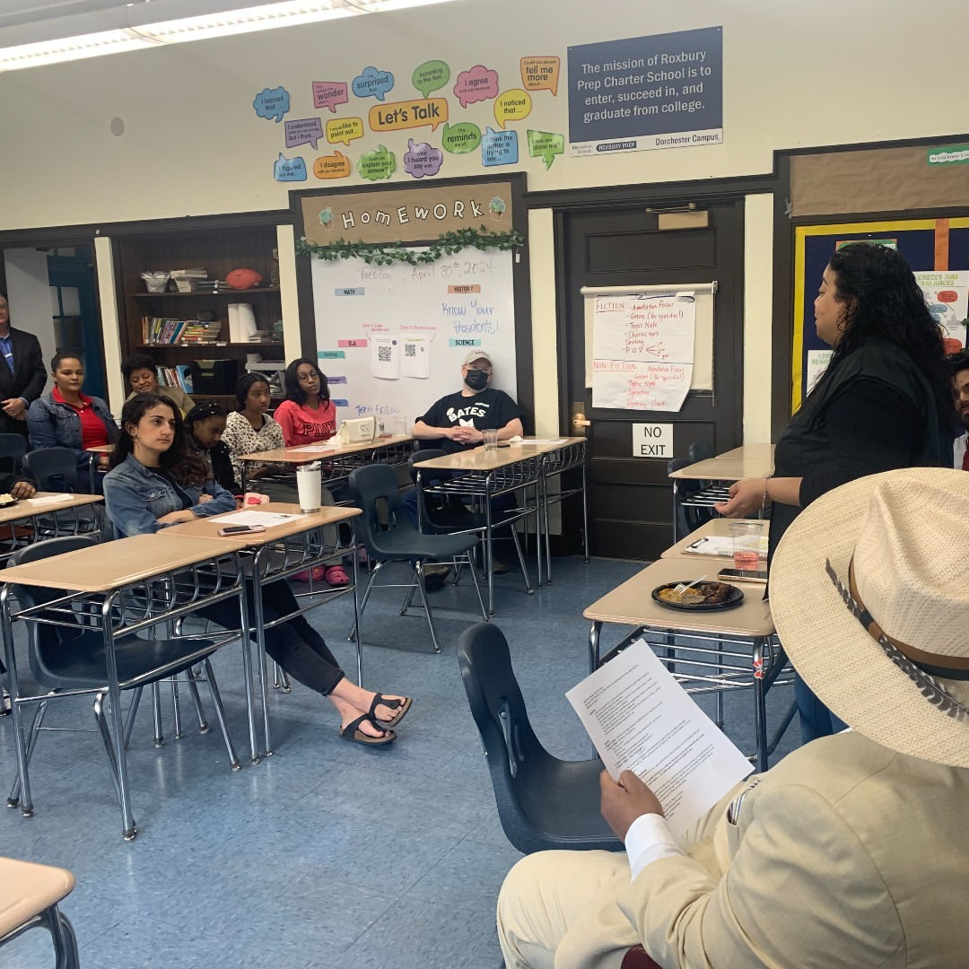 Thanks @LizForBoston for engaging with @RoxburyPrepCS on voting and family advocacy. Empowering scholars and families to participate in civic engagement is crucial for positive change. #EdThatAddsUp