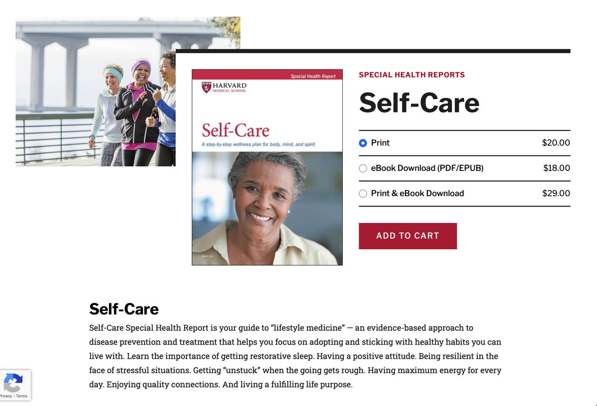 Șelf-care is defined differently by individuals. What does it mean to you? As medical editor for this Harvard Special Health Report, we crafted it to help you forge forward in your wellness journey. It'll help you to THRIVE! #lifestylemedicine #Health #Healthy #fridaymorning