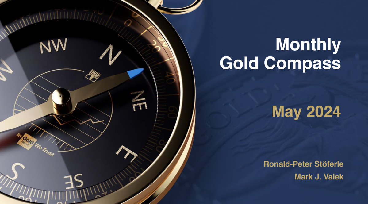 Today we publish the Monthly Gold Compas chartbook for May 2024, where we strive to offer you comprehensive insights that contribute to a deeper understanding of the macroeconomic landscape. This is a thread with some of the most notable changes during the month🧵👇 1/
