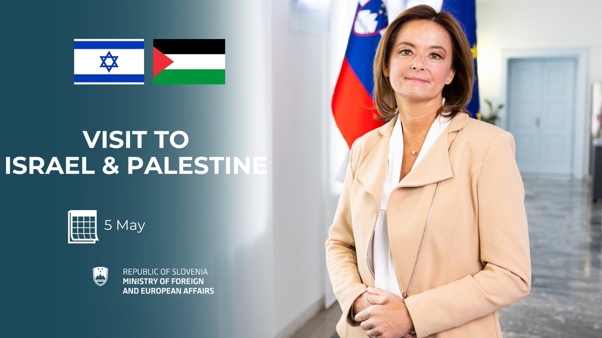Minister @tfajon will visit #Israel and #Palestine to meet with representatives from both sides of the conflict to discuss finding a path to #peace and address the dire humanitarian situation in #Gaza. She will meet with Israeli 🇮🇱 President @Isaac_Herzog & Foreign Minister…