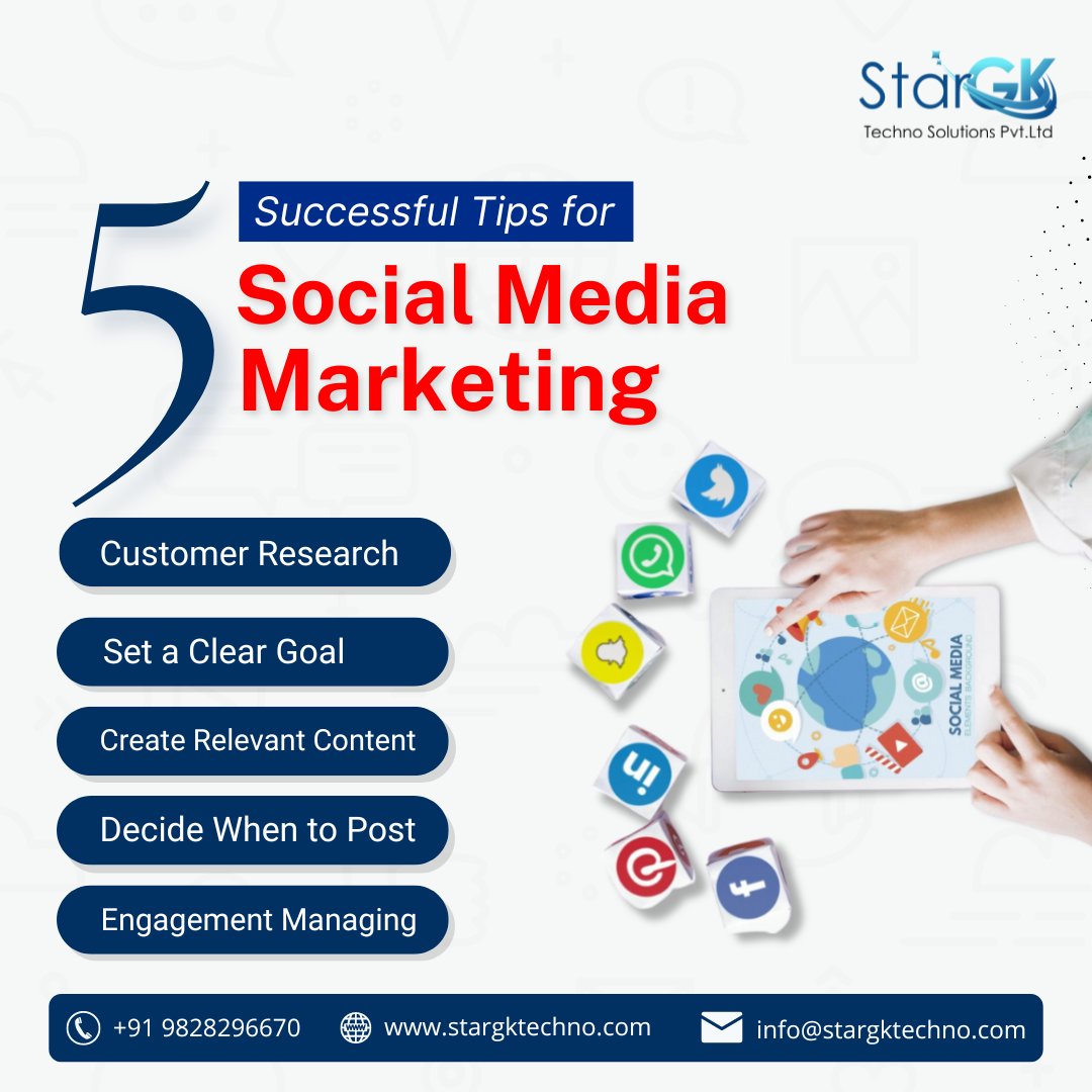StargkL's tweet photo. 📷Unlock the secrets of successful social media marketing with our '5 Successful Tips for Social Media Marketing' guide! 📷

+91 9828296670 or https://t.co/5fWqDXkxKc

#stargktechno #socialmedia  #marketing #BengaluruRains #MainpuriLovesYogi #JaganLiquorKillingPeople https://t.co/KVpLe1Vltf