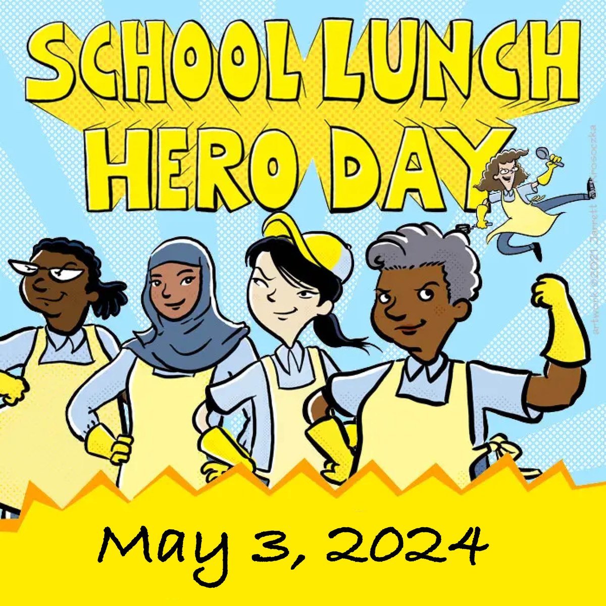 Happy School Lunch Hero Day to all the amazing school nutrition professionals in NC! Thank you for nourishing the minds & bodies of our students & making a positive impact on their lives every day! Take time today to thank the hardworking staff in your school cafeterias.