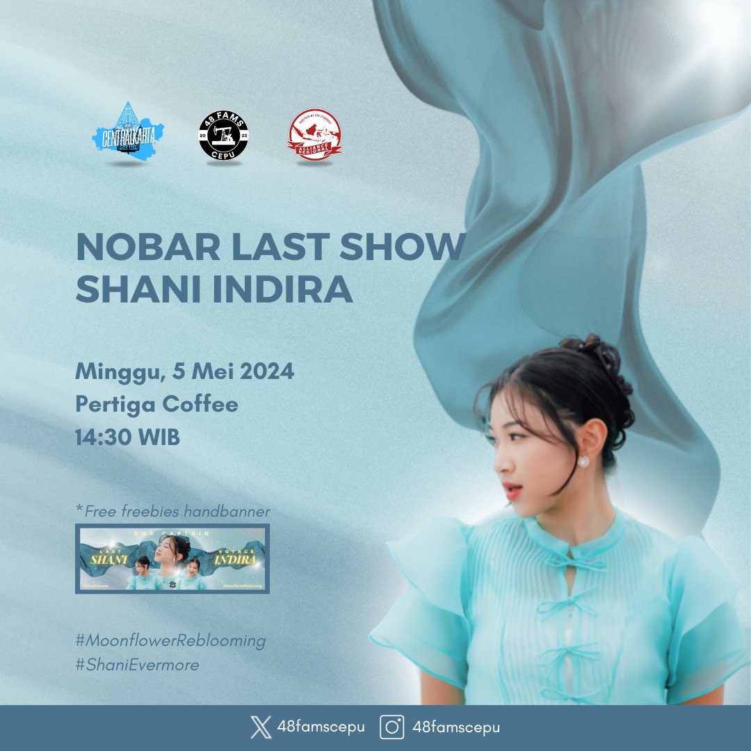 [INFO GATHERING NOBAR]

Halo semuanya, kita ada info nobar lagi nih pada pertunjukan Last Show cici Kapten di setlist Aturan Anti Cinta

Mari bersama membuat kenangan dan momen indah pada pertunjukan Last Show cici Kapten kita kali ini. Ditunggu kedatangan guys👋🏼

Terimakasih😊