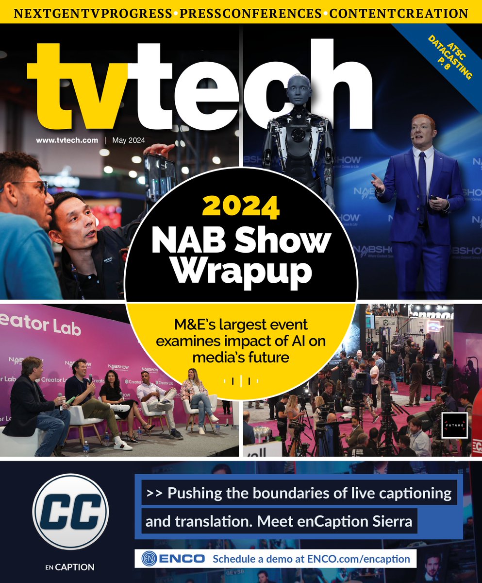 The May digital edition of TV Tech is now available with our coverage of the #NABShow! issuu.com/futurepublishi…