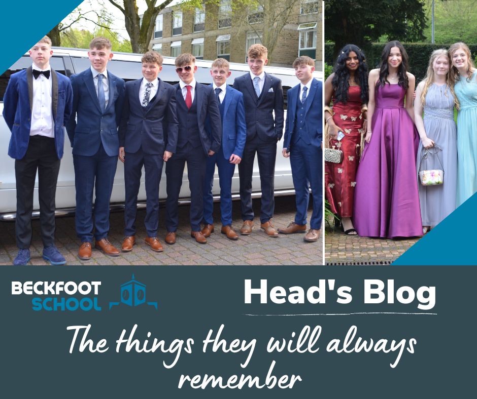 Take a read at Mr Wade's blog for this week: ⚪The things they will always remember: beckfoot.org/the-things-the… #beckfootschool #beckoottrust #beckfoot #wherenochildisleftbehind #beckfootstudents #beckfootcommunity #worldclassschool #headsblog