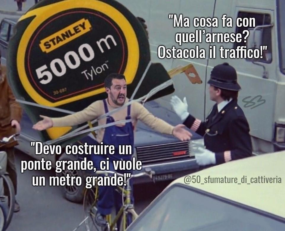 #pontesullostretto #Salvini