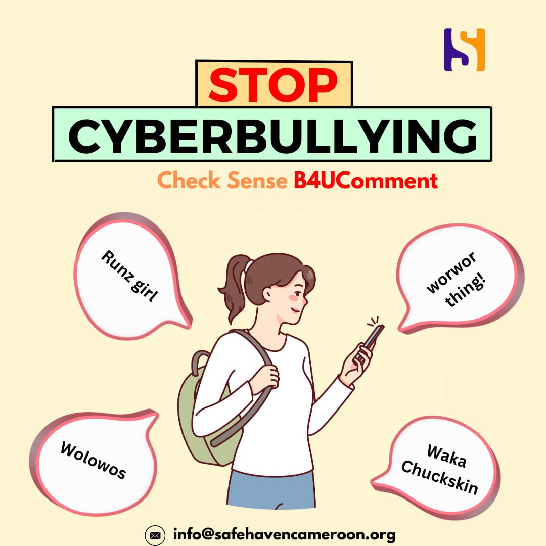 Words can leave scars, even online. Cyberbullying has serious consequences on mental health, leading to anxiety, depression, and even suicidal thoughts. Let's choose kindness and stand up against online bullying.

 #MentalHealthAwareness 
#EndCyberbullying
#CheckSenseB4UTalk