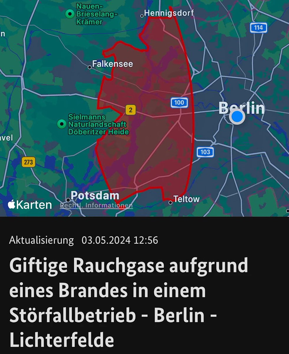 🇩🇪⚠️ A big fire at a metallurgical plant in Berlin, after all, the company is the main contractor of the program for the production of 'IRIS-T' air defence system and ammunition for them, - Bild.