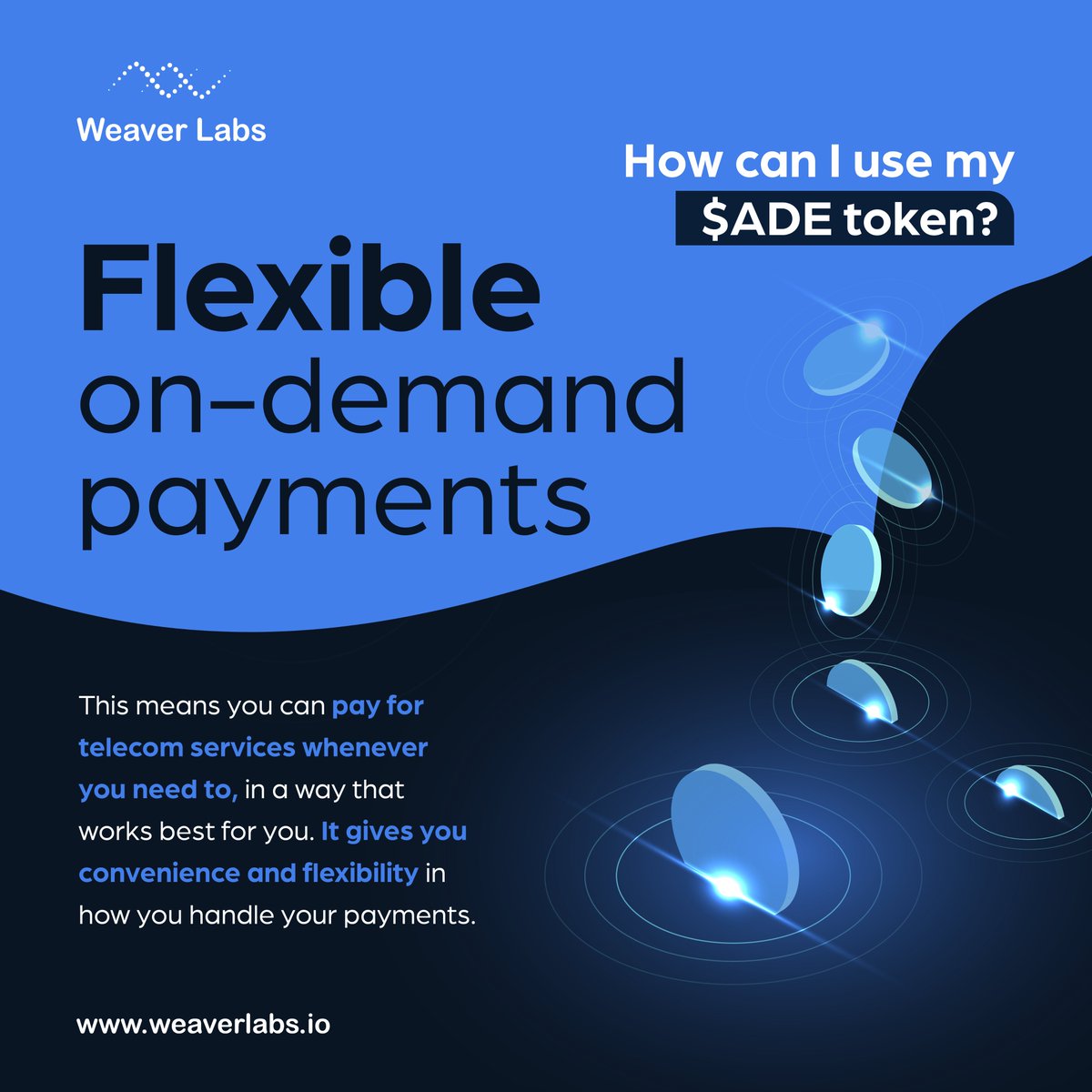 Paying for your connectivity services has never been easier, thanks to $ADE 👏 With its groundbreaking blockchain technology, Adeno introduces a new, flexible way to pay for your services based on your usage. Join the revolution that $ADE is spearheading and get your tokens…
