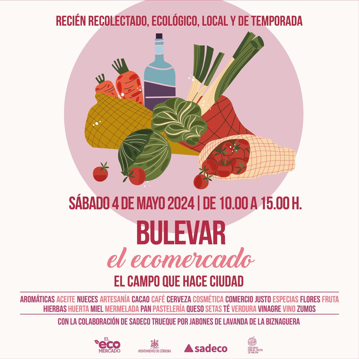 El ecomercado (@elecomercado) on Twitter photo Mañana es primer sábado de mes
Mañana toca ecomercado
La conexión perfecta entre campo y ciudad.
Una agricultura sostenible y local a nuestro alcance.
Os esperamos mañana en el bulevar. Mañana es primer sábado de mes
Mañana toca ecomercado
La conexión perfecta entre campo y ciudad.
Una agricultura sostenible y local a nuestro alcance.
Os esperamos mañana en el bulevar.