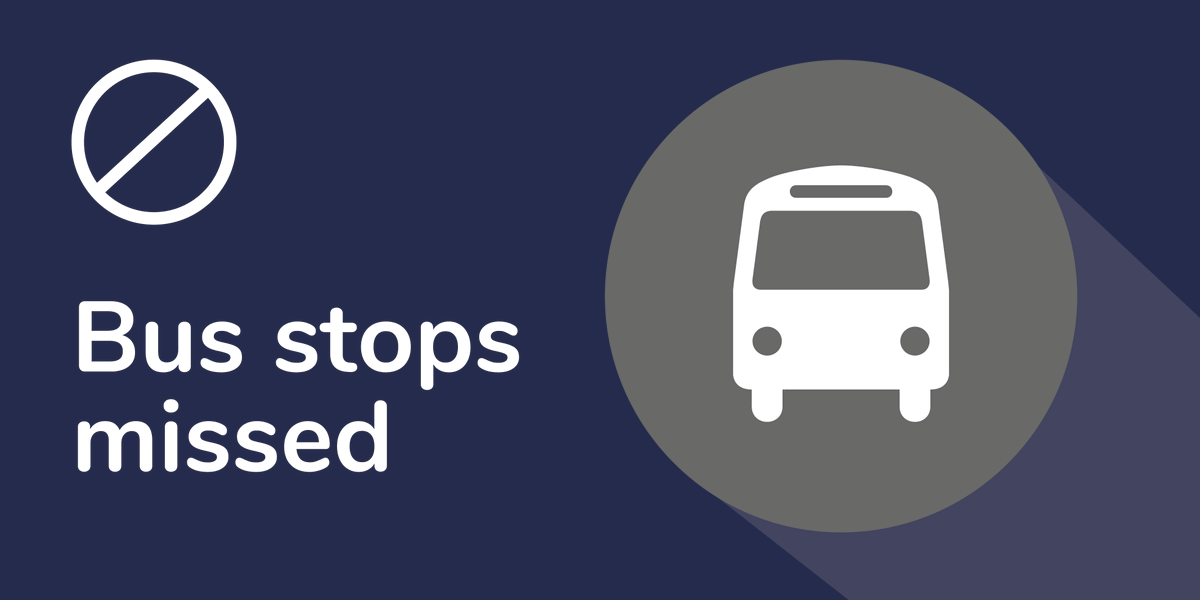 Stops missed: Multiple stops for route 196 buses are temporarily unavailable due to an unplanned road closure. For more information: tinyurl.com/3bep4d5p #TLAlert #TL100s