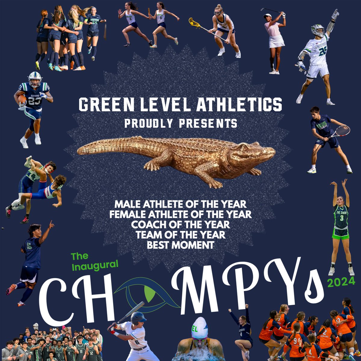 ICYMI... We've created a new @G_L_ATHLETICS end-of-the-year awards ceremony -- the #CHOMPYs! We'll reveal the nominees later this week, and then students/teachers/players/coaches will be able to vote on the winners. We'll then present the trophies at the end of May!