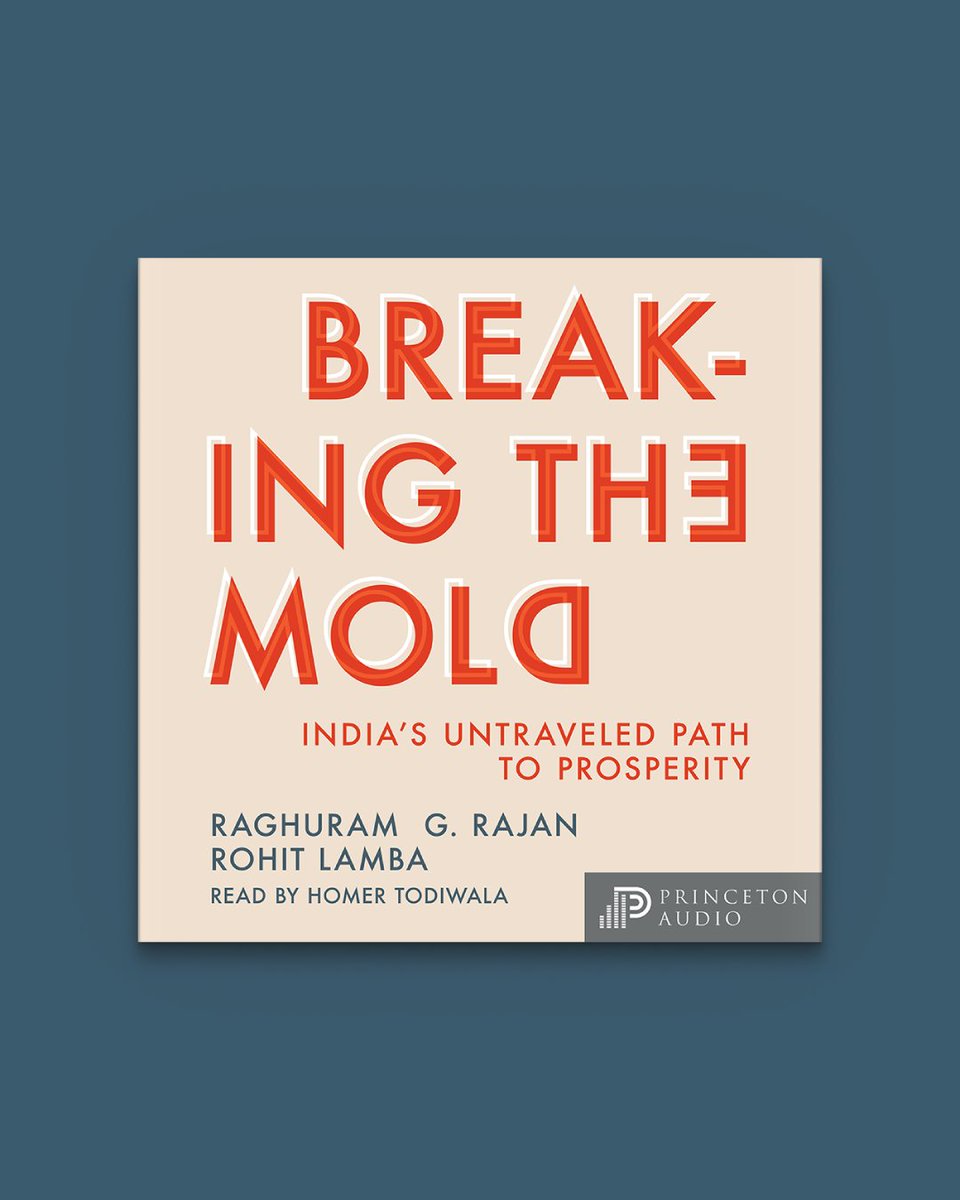 Arriving May 14: Breaking the Mold by Raghuram G. Rajan and <a href="/rohlamba/">Rohit Lamba</a> charts the new path for economic development that India must create.

🎧 The #audiobook (read by <a href="/HomerTodi/">Homer Todiwala</a>) is now available for pre-order: hubs.ly/Q02vpM_B0