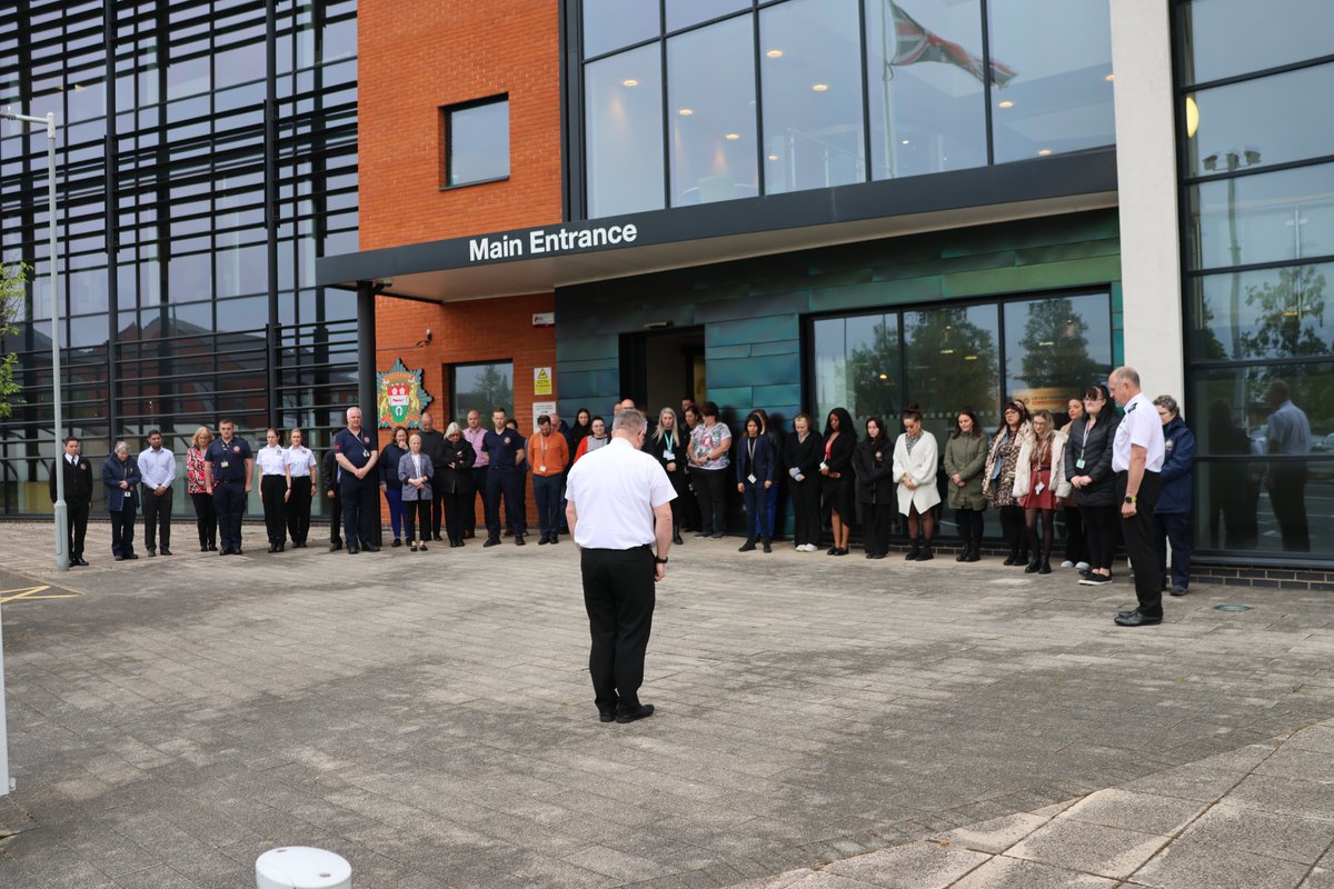 Today staff at SHQ observed a minute silence for #InternationalFirefightersDay tomorrow. We recognise the sacrifices made by firefighters across the world and those who continue to protect us👩‍🚒