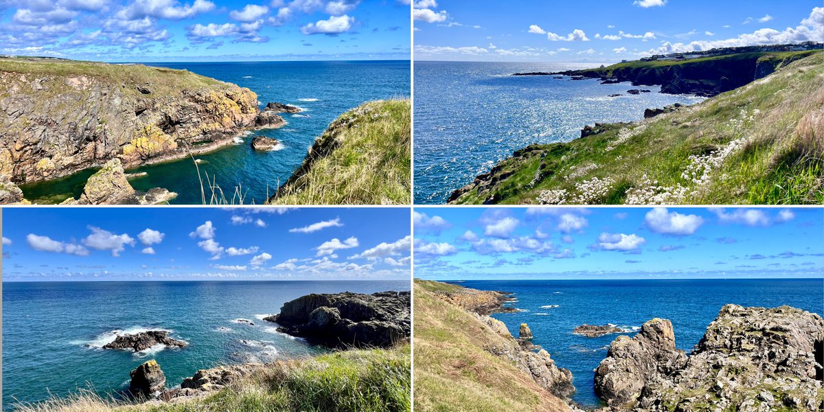 Saturday, Cove Bay💙 #walking #hiking #coastalwalking #covebay #covebayharbour #aberdeencoastaltrail #aberdeen