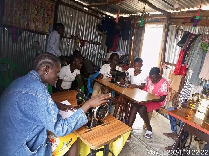 Kalobeyei art learning center: Empowering Girls to Shape Their Destiny conveys the idea of girls overcoming challenges and seizing control of their futures.