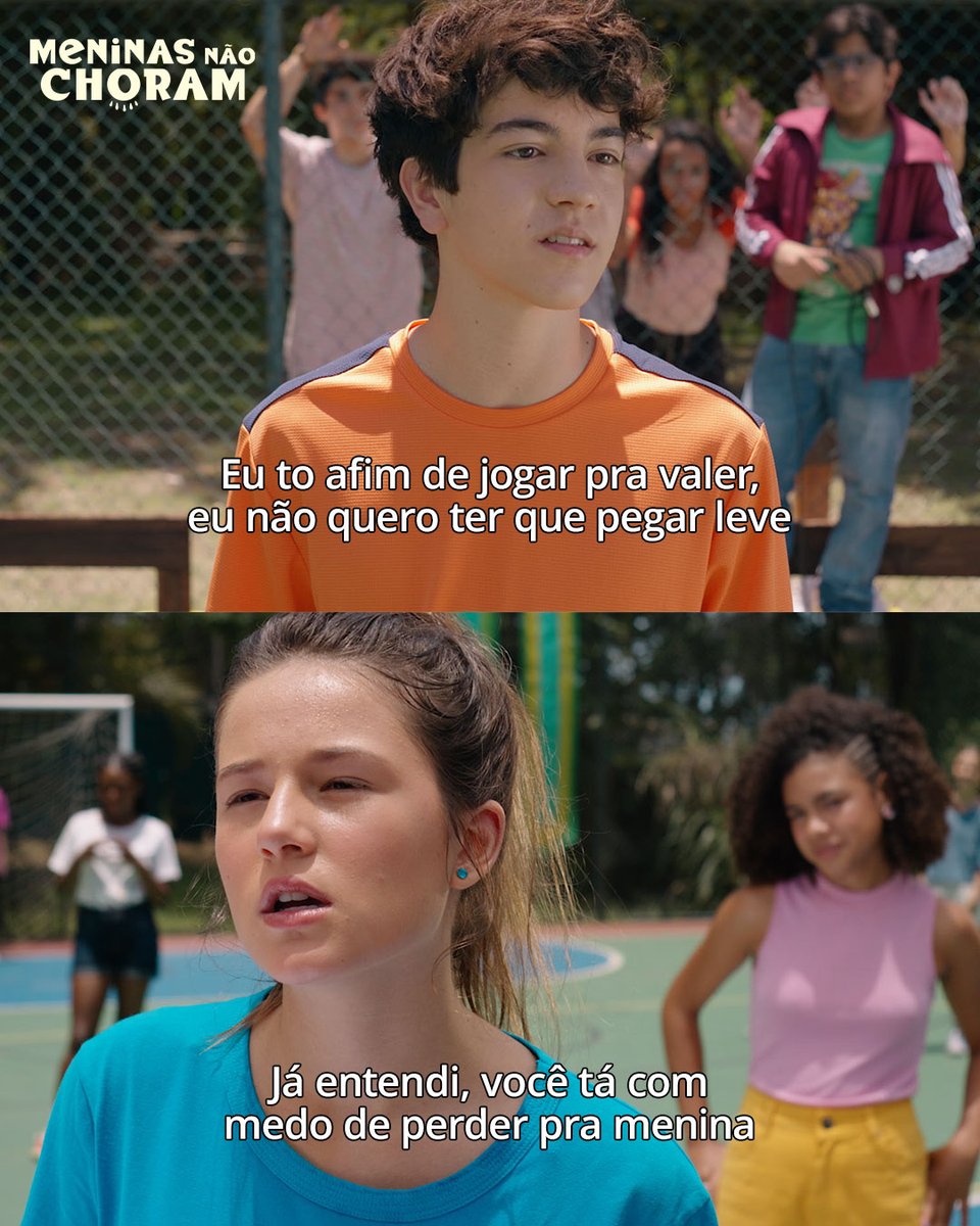 Fala mesmo, Pipa! 🌟⚽

Ensina o Heitor que as meninas arrasam no futebol e podem derrotar qualquer um! Quem já assistiu #MeninasNãoChoram? O filme já está disponível na @NetflixBrasil