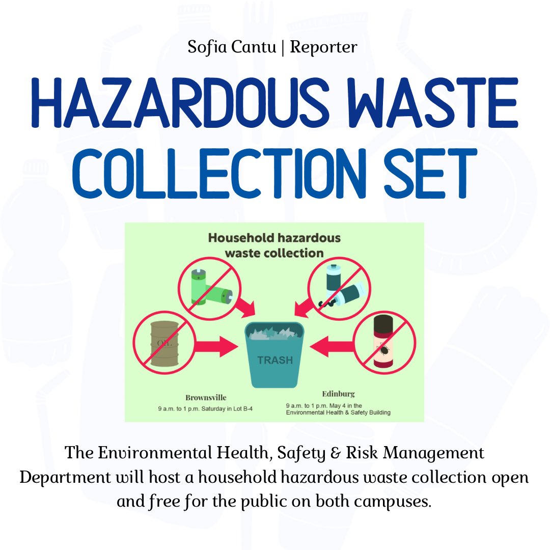 Hazardous waste collection set | Full story on our website 🗞️👇🏼 utrgvrider.com/hazardous-wast…