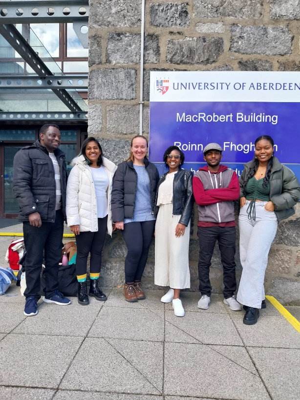 We love to see #Commonwealth Scholars coming together to build new connections! ✨ Last month, Scholars in the East Scotland Regional Network visited Aberdeen to learn about the city's history, meet faculty from @aberdeenuni, and discuss their future plans.