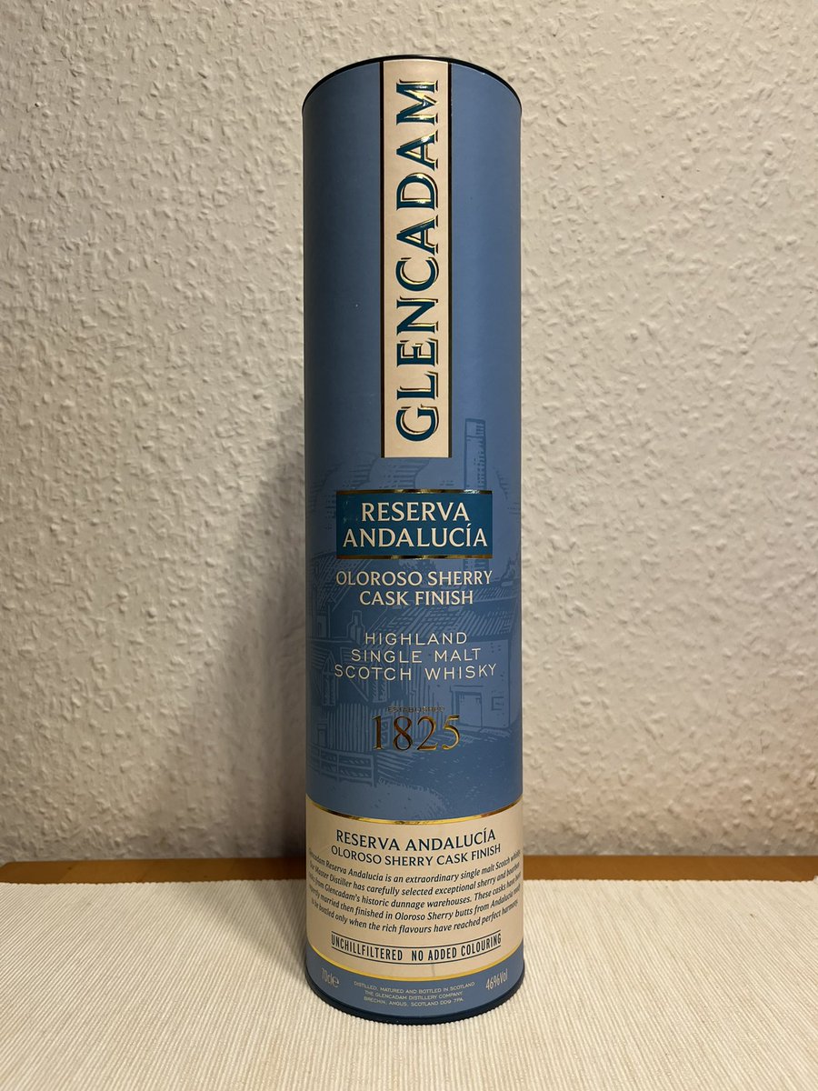 Coming soon for the next WhiskyTime: The @GlencadamWhisky Reserva Andalucía, matured in Sherry and Bourbon casks with a finish in Oloroso Sherry butts from Andalusia 🥃

#glencadamwhisky #sherrycaskfinish #olorososherry #whisky #singlemalt #whiskytime #whiskytim #whiskytasting