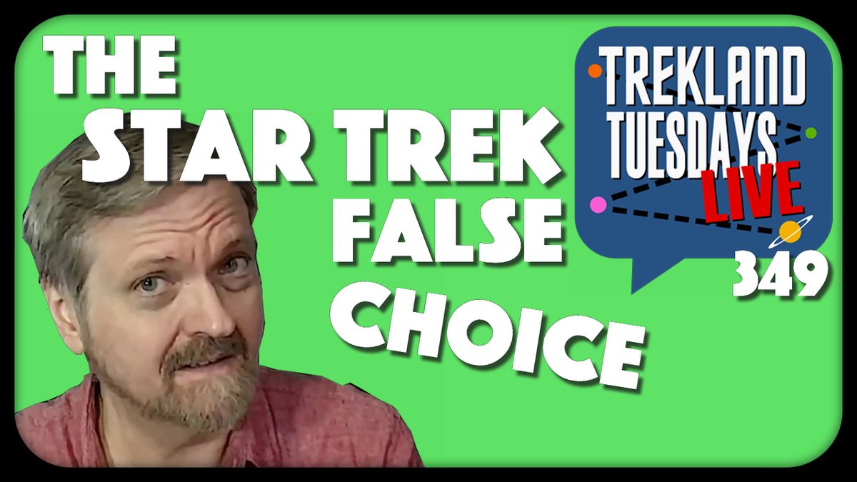 NEW VIDEO! “Visual Canon, the Age Wave & the #StarTrek False Choice Fight' — #TreklandTuesdays #349 is now up in short form on my YouTube channel. This week: Strap in for this one — but listen all the way through...for all the angles. bit.ly/3wnIYFl

#drtrek #trekland