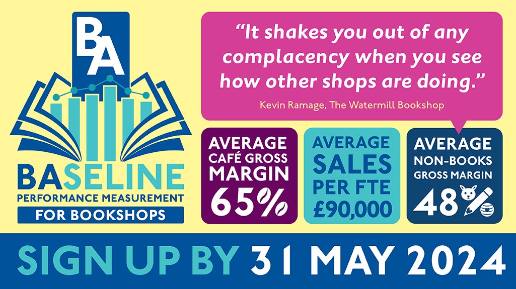 How can BAseline help my bookshop? Past participants have used the findings to identify key areas of growth across the sector and highlight key areas for improvement and more. Find out more and sign up by 31 May: booksellers.org.uk/Member-Service…