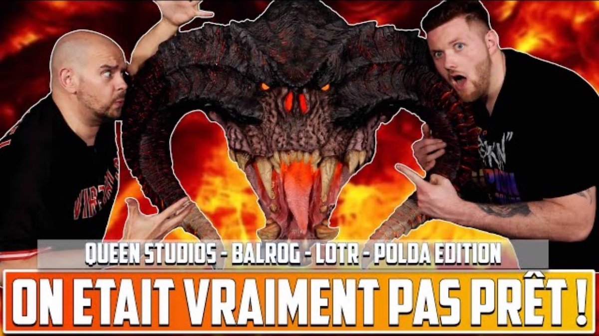 On Etait VRAIMENT Pas Prêt !!!  Queen Studios Balrog Polda Edition LOTR
youtu.be/P4_IKHBzv8k