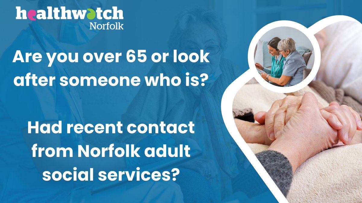 Are you over 65 or care for someone in that age range? If so, we are keen to hear from you if you have had recent experience of getting help from social services. Share your experience here: ow.ly/Y9kE50RplCL