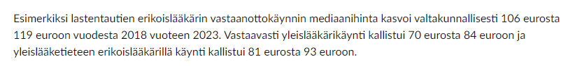 Demari ei edes lukenut Kelan tiedotetta. Hinnat kallistui Marinin hallituksen aikana.