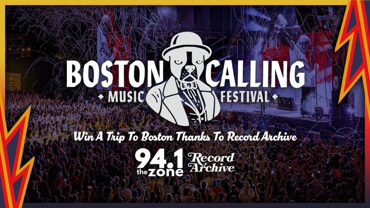 Listen to the Morning Zone out Staring Monday at 6am to qualify to win a trip to @bostoncalling thanks to @recordarchive !

#BostonCalling