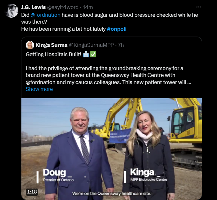 who is SHE? What does she need that big pay CHECK for?

#onpoli #Mississauga