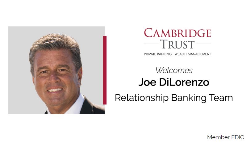 Cambridge Trust is pleased to welcome Joe DiLorenzo to the Relationship Banking Team. Learn more here: cambridgetrust.com/insights/cambr…