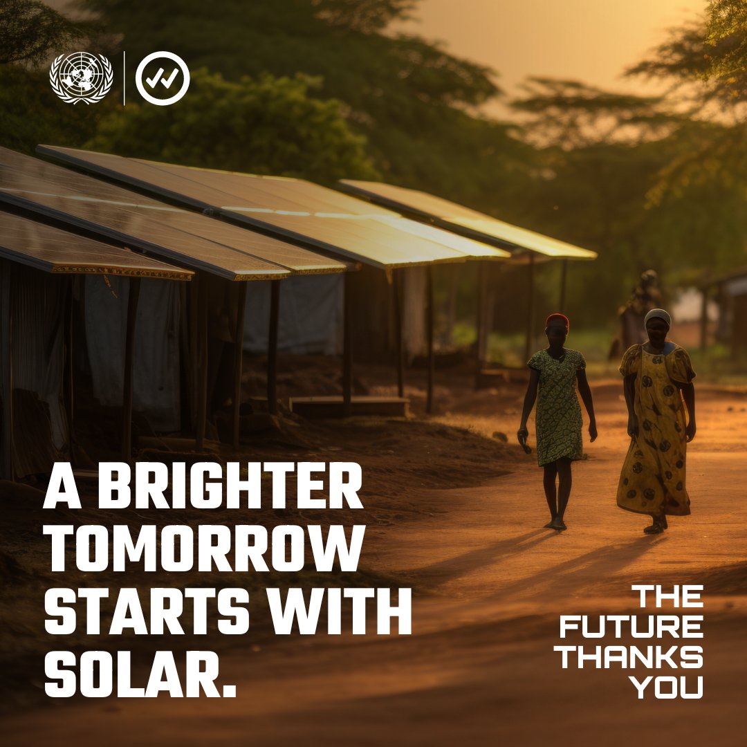Renewable energy is key for a healthier planet and a better future for all. Now is the time for breakthrough #ClimateAction. The future thanks you. un.org/en/climatechan……