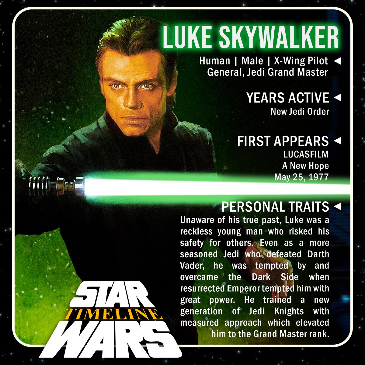 Say AYE if you feel Luke is the greatest cinematic hero!