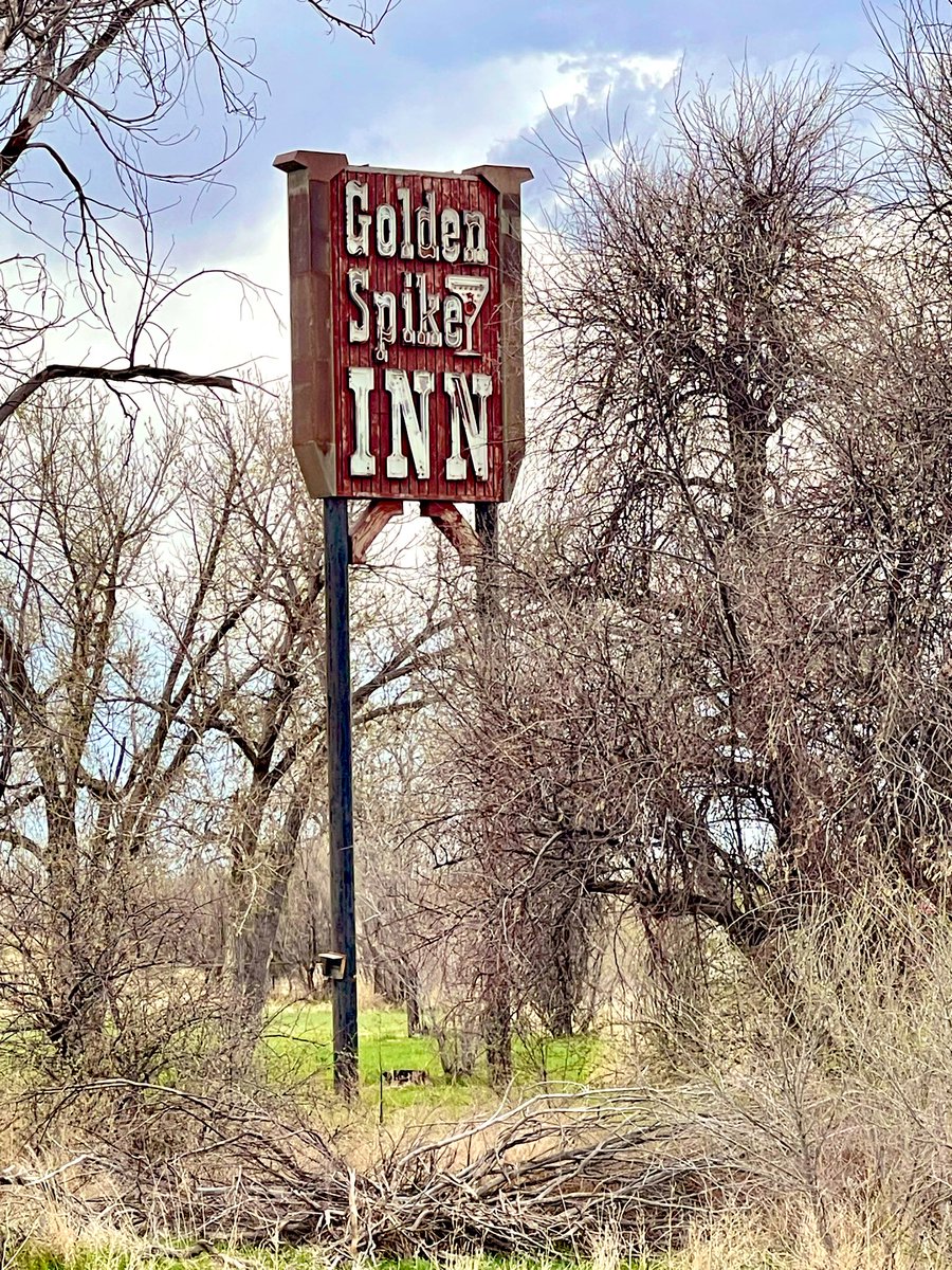 The martini glass makes me think the Golden Spike Inn would’ve been my kind of place. Any memories of this joint in Byers, CO?