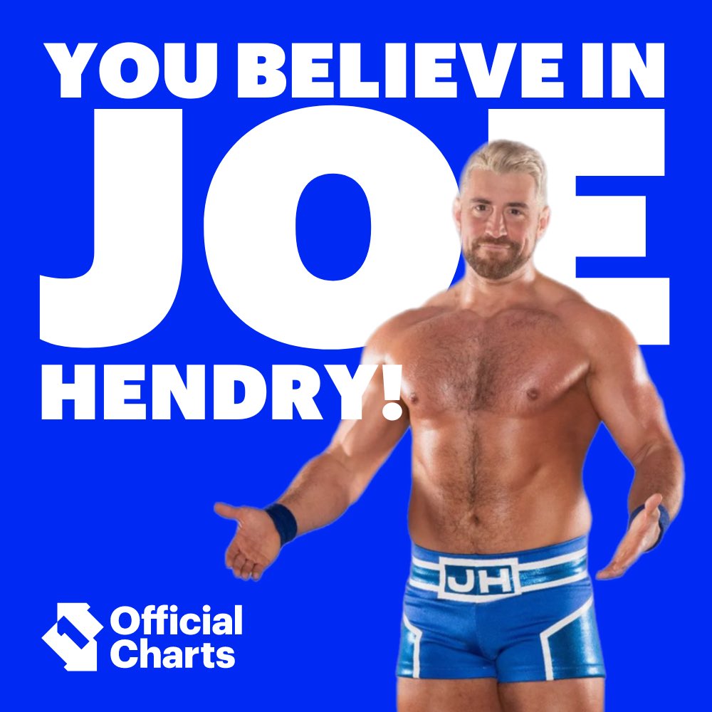 🏴󠁧󠁢󠁳󠁣󠁴󠁿 Congrats, @joehendry! 🏴󠁧󠁢󠁳󠁣󠁴󠁿 You believe in @ThisIsTNA wrestler #JoeHendry - and you've got him a place on the Official Singles Downloads Chart 🥳 Find out where you've charted #IBelieveInJoeHendry here: officialcharts.com/charts/singles…