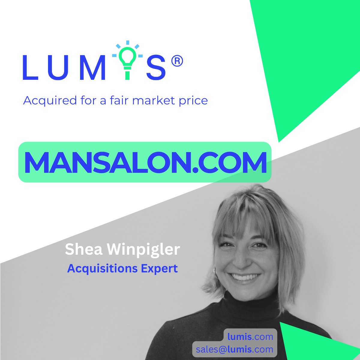 ManSalon.com has been acquired!

#Lumis