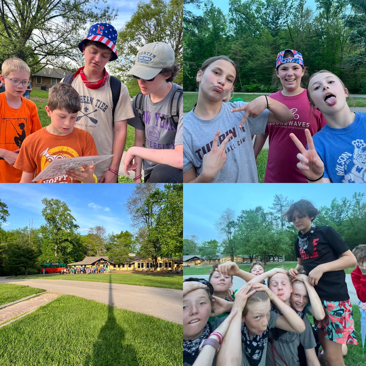 Day 2 of @campkern fossil hike, Native American activity, and a fun night of living Clue! @FHSchools @WilsonElem @goMercerEagles