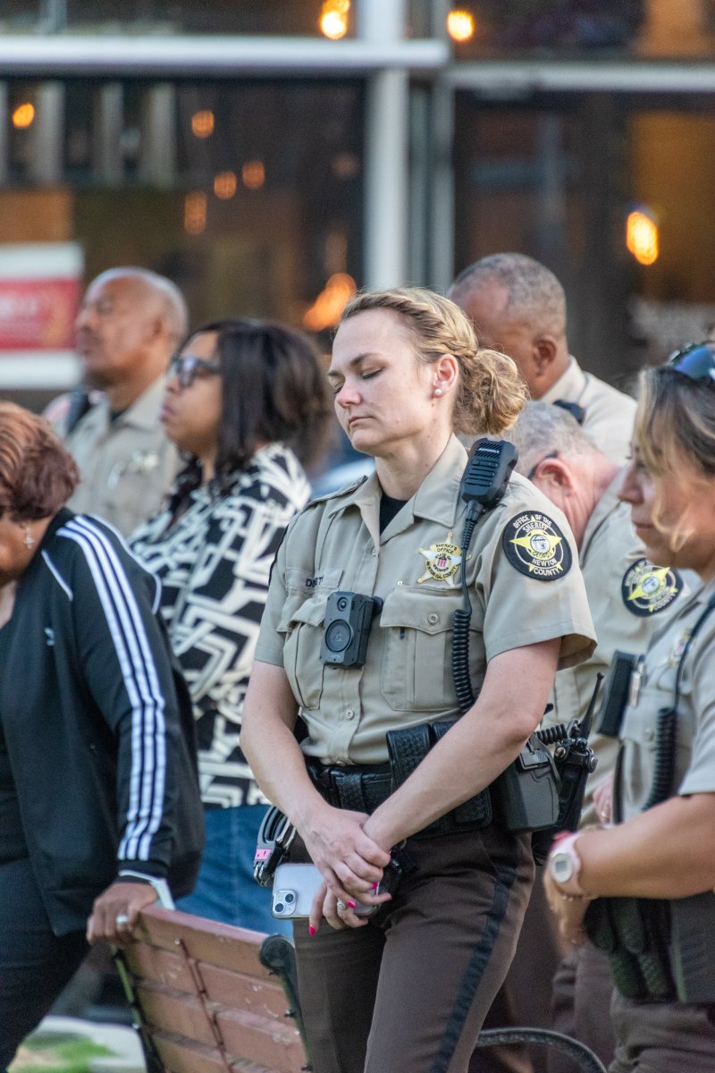 On Sunday, April 28th, Sheriff Ezell Brown and the Newton County Sheriff's Office joined the Prayer on the Square event, organized by Community On Our Knees, in Covington, GA. #CommittedtoExcellence #PrayerOnTheSquare