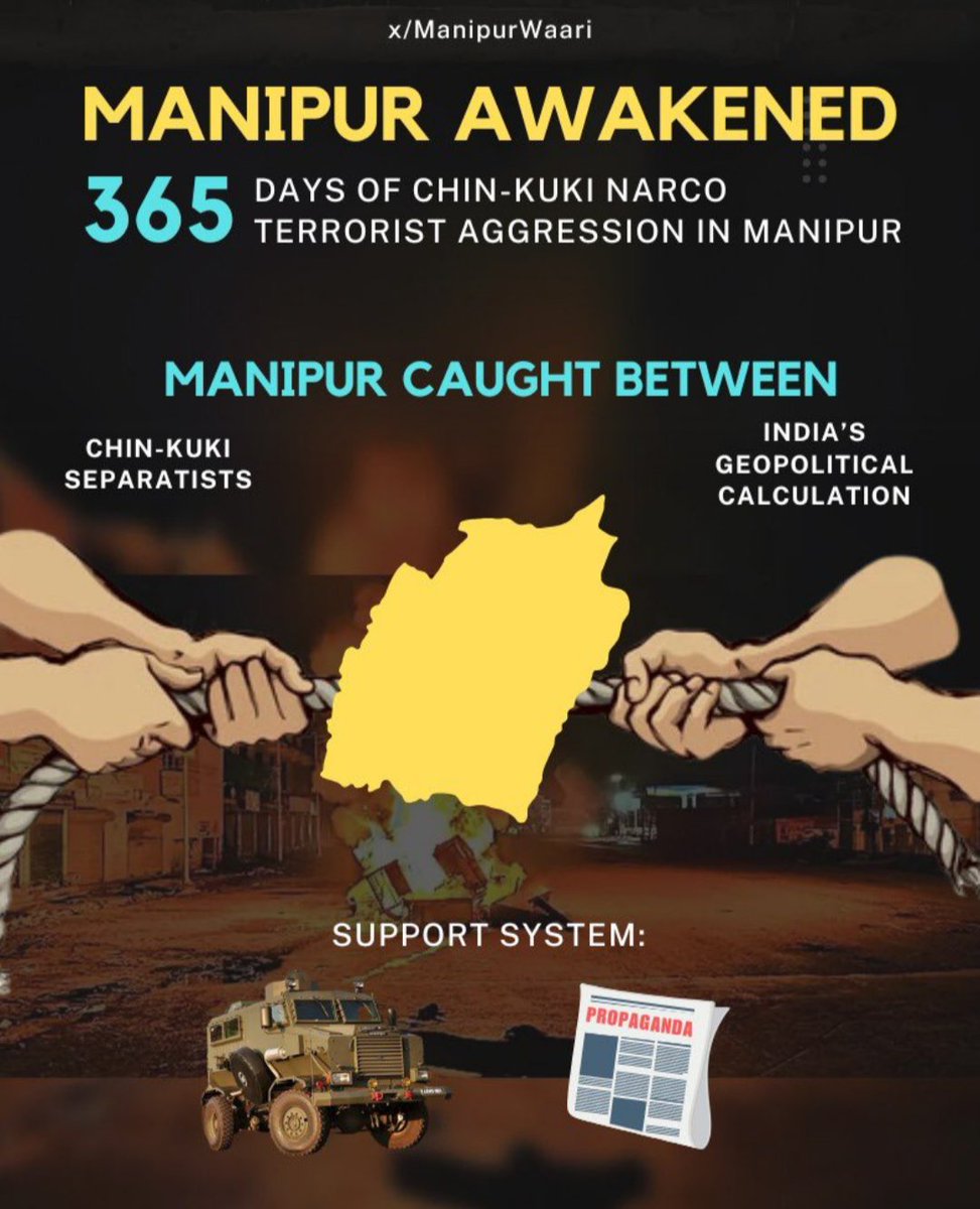 It's of deep concern to see the never-ending violence, increasing deaths & displacement of people. Addressing the root causes like poppy cultivation, influx of immigrants are urgently needed.
1 Year Today–Call4Justice
#KukiEngineeredManipurViolence
#KukiAtrocities
#KukiWarCrimes