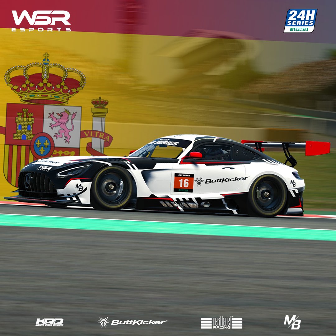 WSR Esports (@wsresports) on Twitter photo 12 hours of Barcelona starts Sunday for the final race of <a href="/24HSERIES/">24H SERIES</a>. Our Aston GT4 and two Mercedes GT3 cars are looking for a great result to finish the endurance league calendar off
Partners:
<a href="/TheButtKicker/">The ButtKicker</a>
<a href="/nextlvlracing/">Next Level Racing</a>
<a href="/MBSimphotos/">Morgan Butler</a>
Knight Rider Designs
#wsresports 12 hours of Barcelona starts Sunday for the final race of <a href="/24HSERIES/">24H SERIES</a>. Our Aston GT4 and two Mercedes GT3 cars are looking for a great result to finish the endurance league calendar off
Partners:
<a href="/TheButtKicker/">The ButtKicker</a>
<a href="/nextlvlracing/">Next Level Racing</a>
<a href="/MBSimphotos/">Morgan Butler</a>
Knight Rider Designs
#wsresports