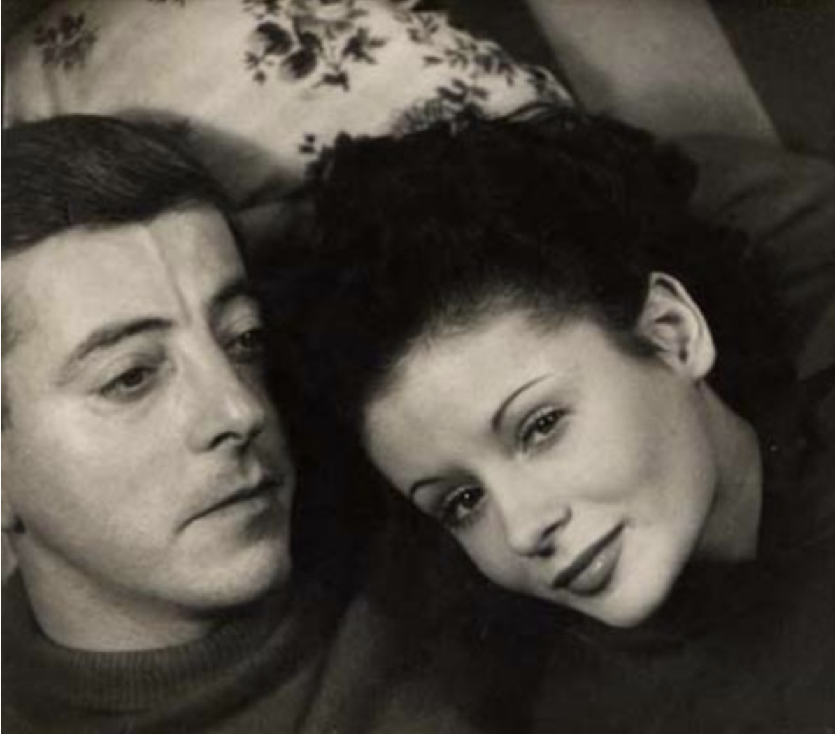 Wolfgang Schulze Poet Jacques Prévert and Jacqueline Laurent, Paris 1939.