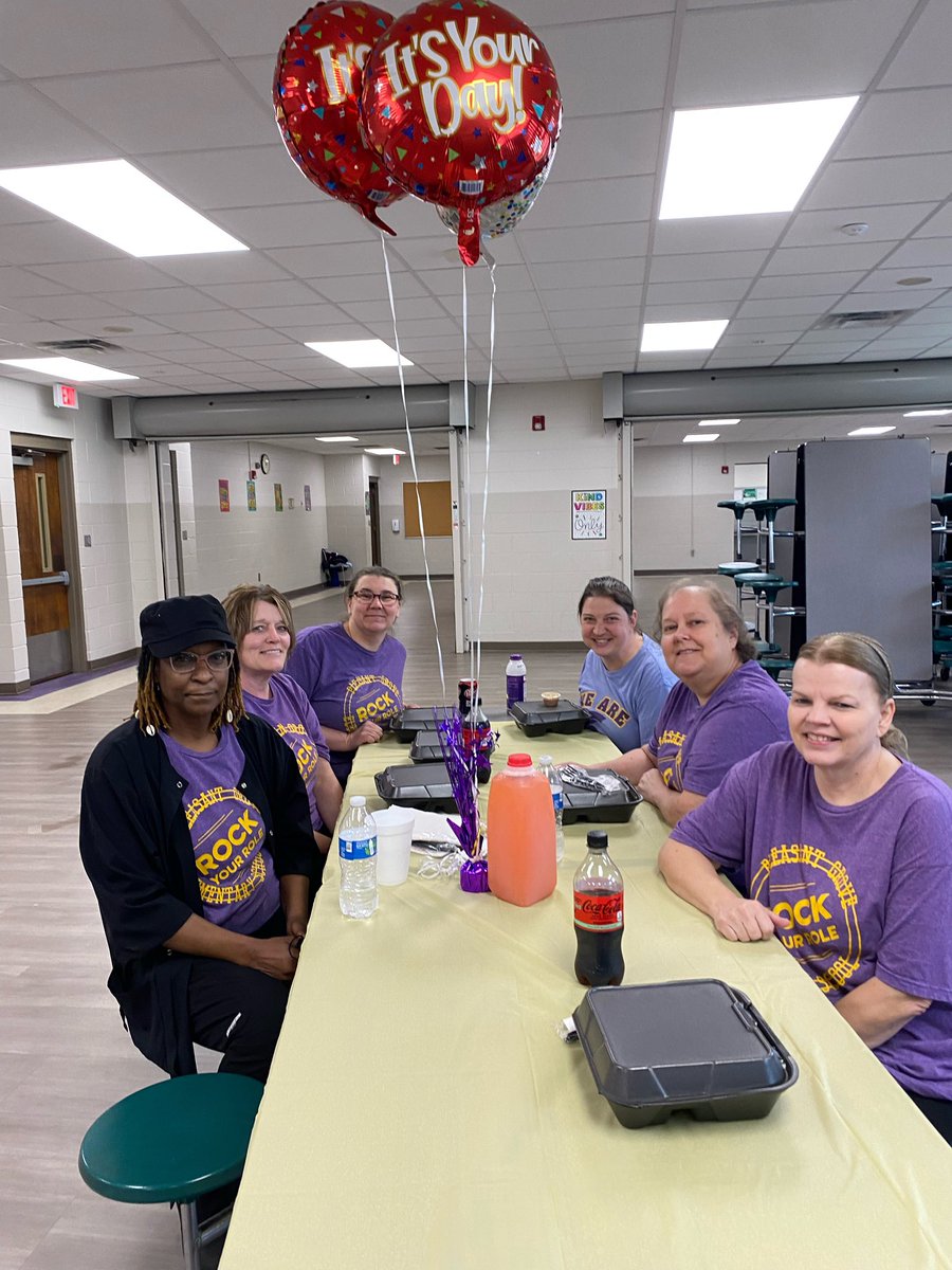 Happy School Lunch Hero Day! Thank you to our PTA for providing lunch for the CNP staff. #RockYourRole