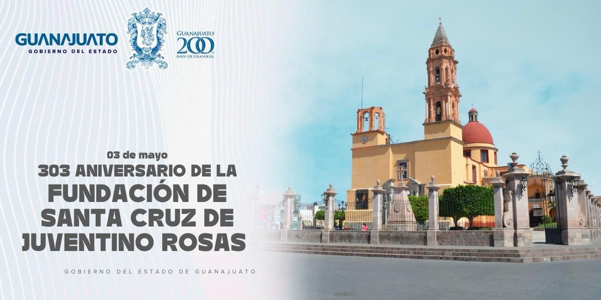 Celebramos 303 años de historia, tradición y cultura en Juventino Rosas. En este aniversario, honramos el legado y el espíritu trabajador de sus habitantes, que día a día contribuyen a forjar un futuro prometedor para su municipio. ¡Felicidades Juventino Rosas!🇲🇽 👏🎉