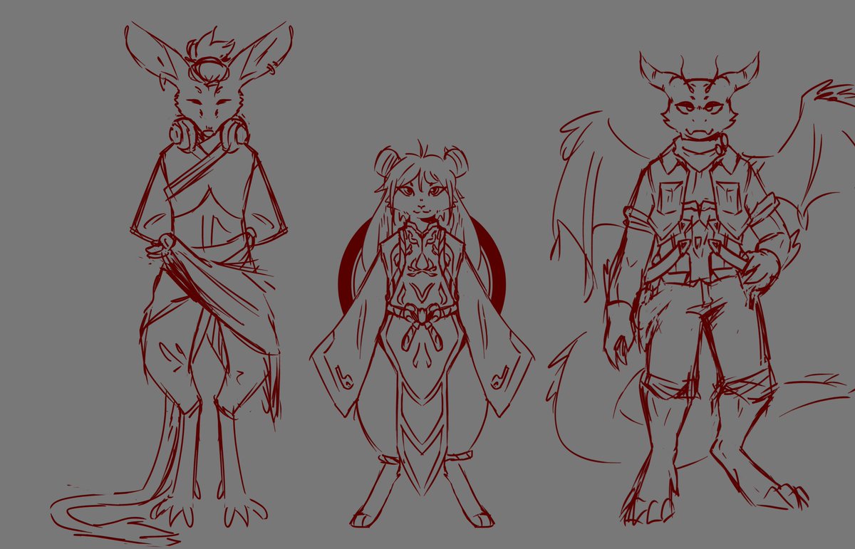 cyanogreen_'s tweet photo. I gave them fursonas https://t.co/F0RLn40zWV
