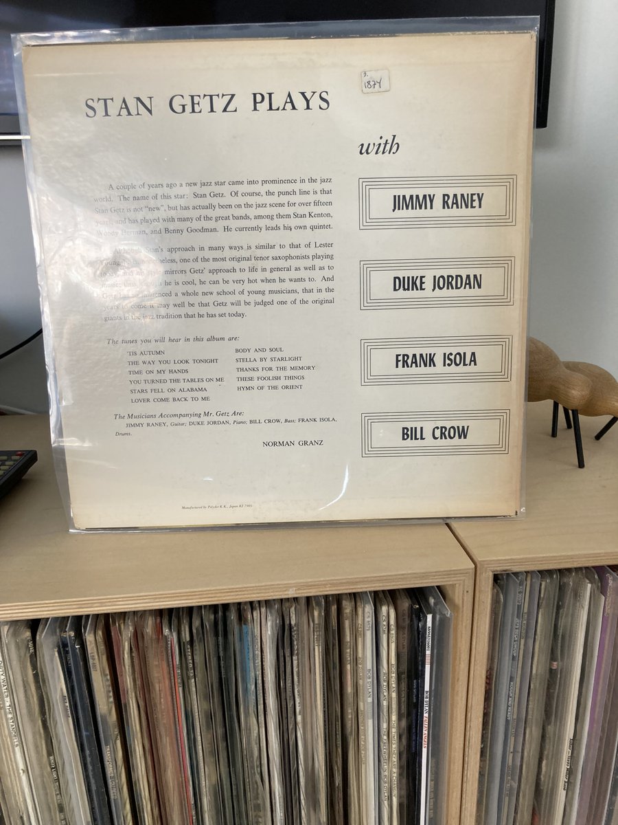 #NowPIaying #vinyl #jazz Stan Getz –The Artistry Of Stan Getz Bob 1953 #jazzmusic #recordcollector
#vinyladdict #vinylcommunity