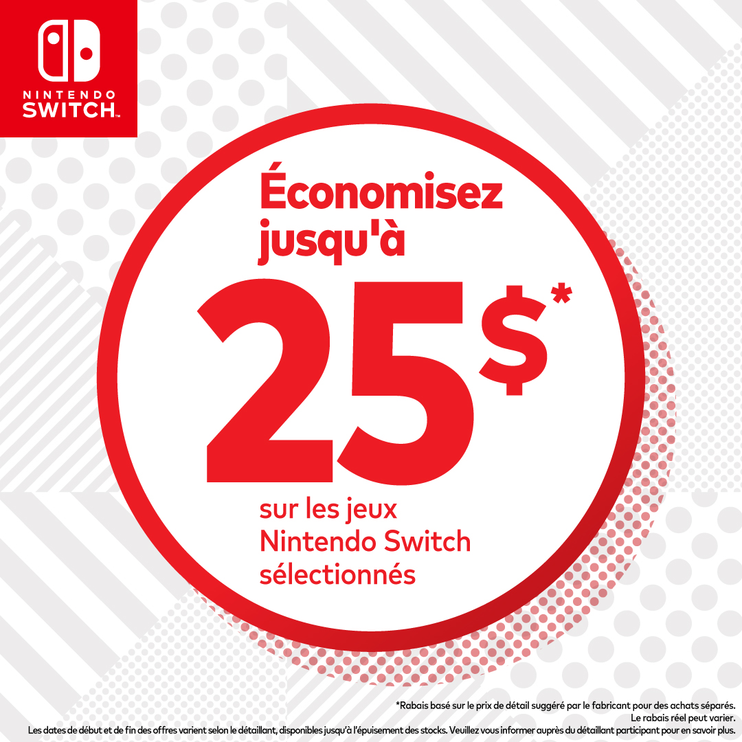 👀 Vous recherchez des offres de jeux ? Consultez ninten.do/6013YuMRx pour découvrir les dernières offres Nintendo Switch chez une sélection de détaillants. ninten.do/6015YuMRL