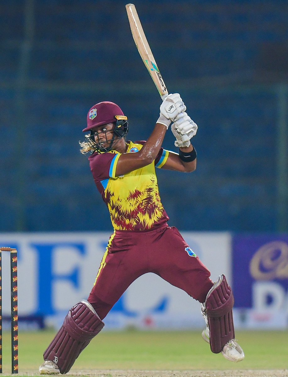 Pakistan v West Indies | 5th T20I West Indies | 82/1 (10) Hayley Matthews 47* (37) Shemaine Campbelle 19* (12) West Indies need 53 runs to win. 📸: PCB #PAKWvWIW | #BackOurGirls