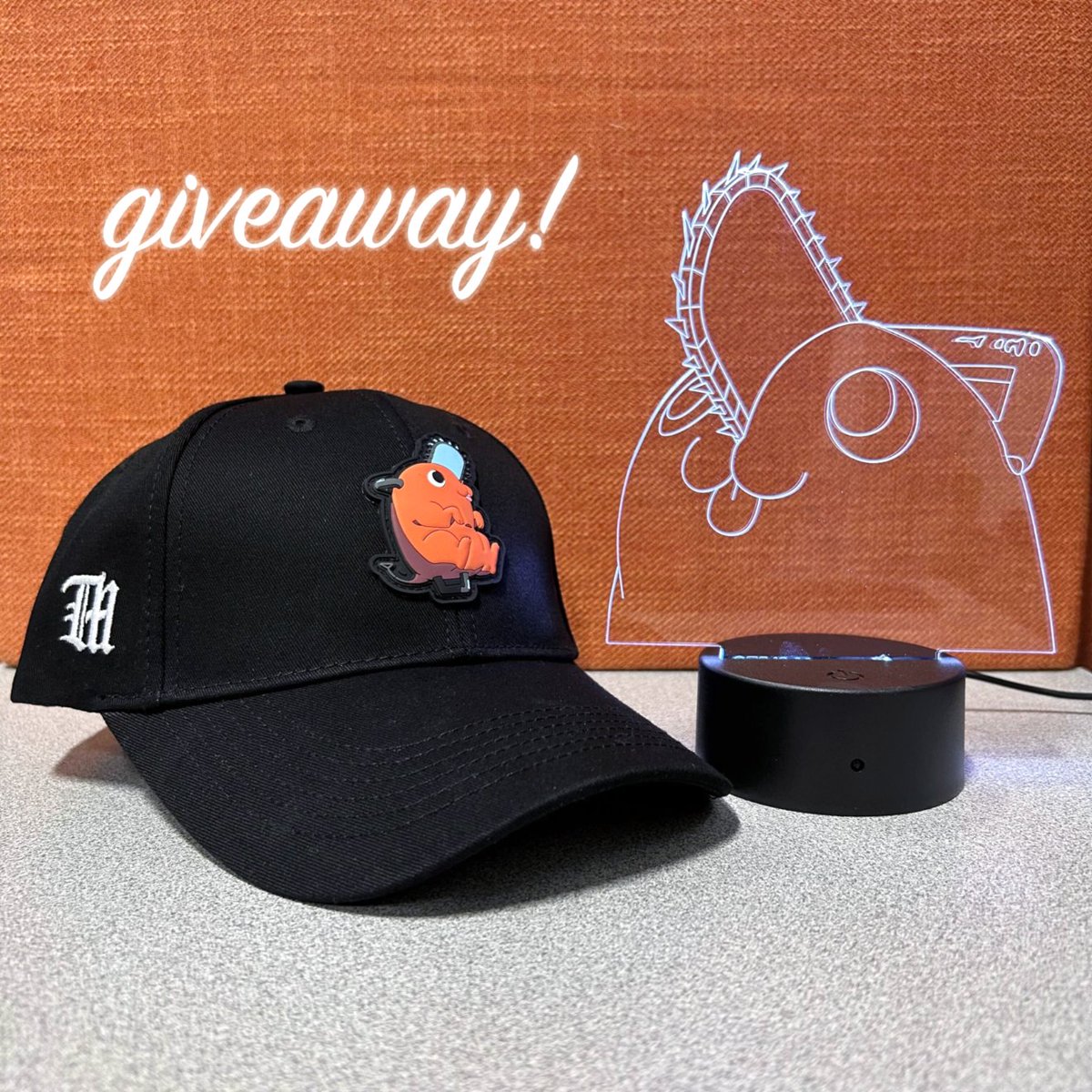 For the first week of #AniMay, we're celebrating Chainsaw Man! What better way to celebrate than with Pochita merch? ⛓️🧡 Enter to win a Dim Mak Pochita cap and an Exclusive Pochita Otaku Lamp!

To enter:
🧡 Follow @ShopCrunchyroll
🧡 Repost this post
🧡 Tag a friend!